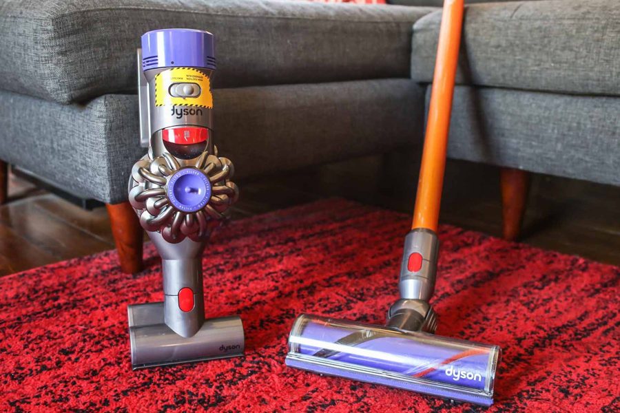 Dyson V8 cordless vacuum — illustrative example photo